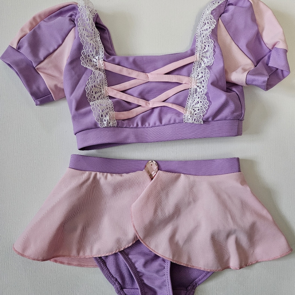 Great Pretenders Rapunzel Swimsuit Size 3-4